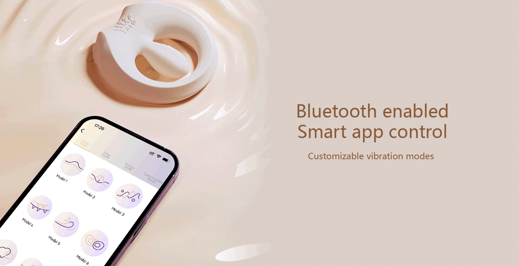 ZALO - Apis - Vibrerende koppelring, App Controlled - Obsidian Zwart