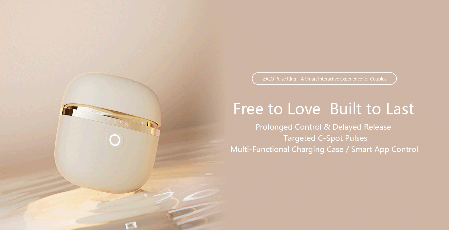 ZALO- Apis - Vibrerende Ring voor Koppels, App Bediend - Ivoor Wit