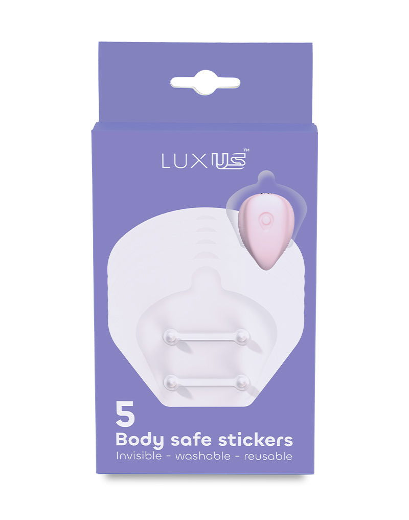 LUXUS – Zelfklevende Stickers – Set van 5 stuks – Transparant