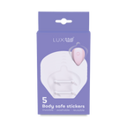 LUXUS – Zelfklevende Stickers – Set van 5 stuks – Transparant