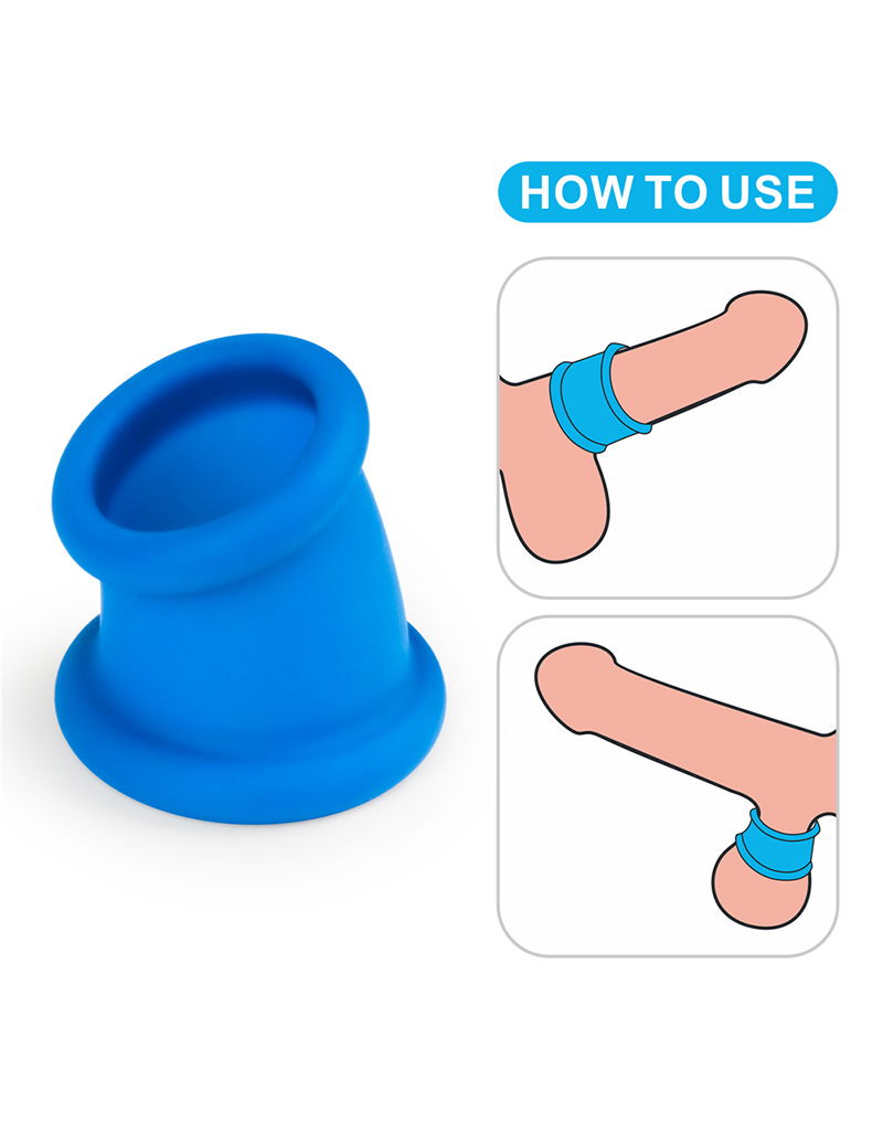 LoveToy - Pinnacle Pro - Tapered Squeeze Stretcher - Blauw