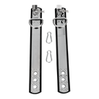 Rimba - Leren voetboeien met metaal en hangslot