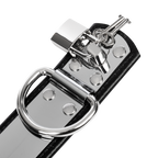 Rimba - Leren voetboeien met metaal en hangslot