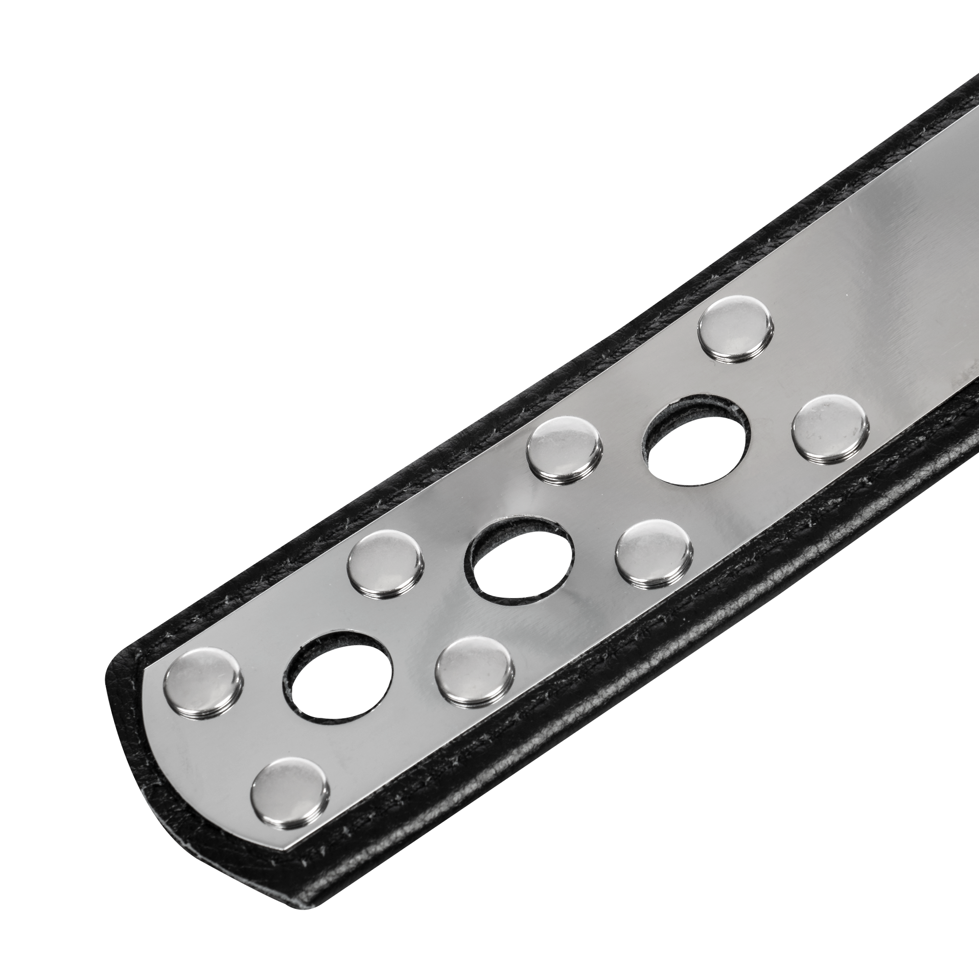 Rimba - Leren voetboeien met metaal en hangslot