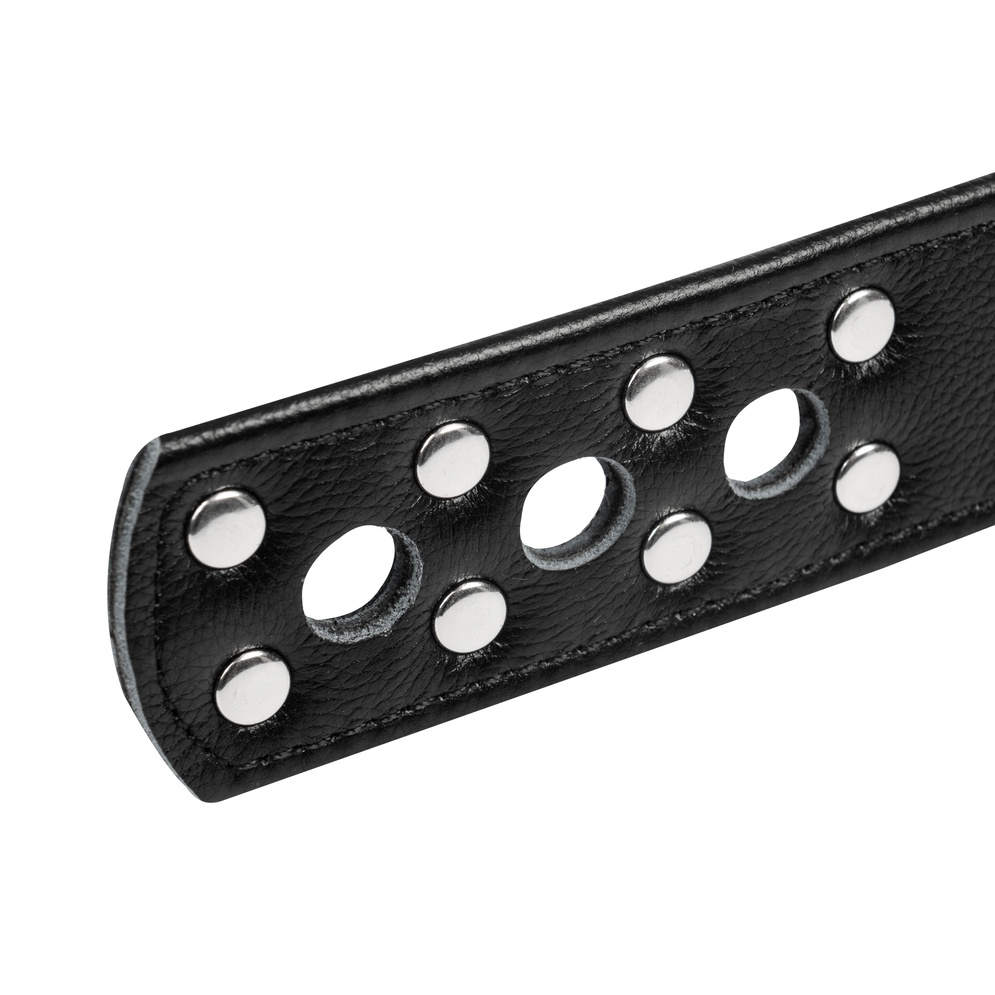 Rimba - Leren voetboeien met metaal en hangslot