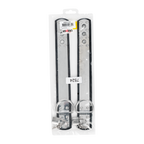 Rimba - Leren voetboeien met metaal en hangslot