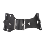 Rimba - Halsband met studs en hondenketting, verstelbaar met gesp.