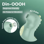 Satisfyer - Din-OOOH - Luchtpulsvibrator - Groen