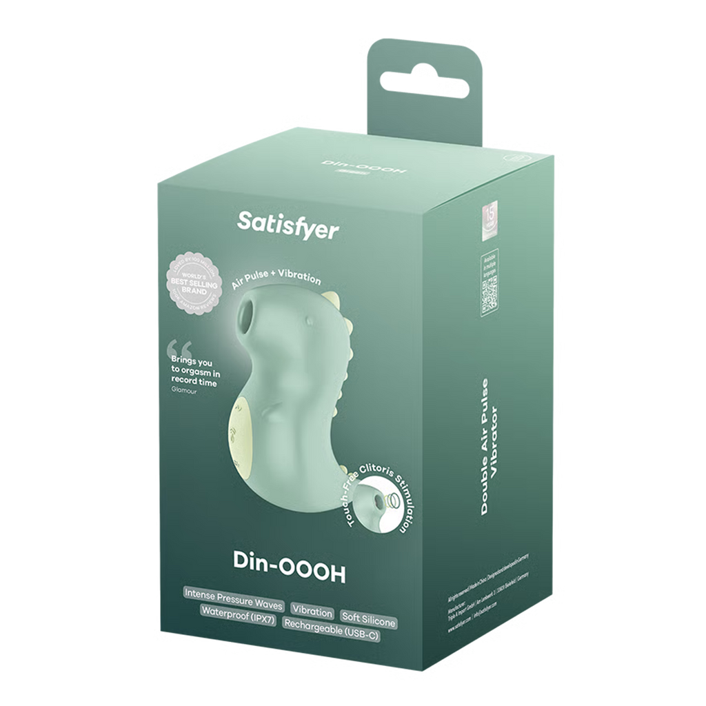 Satisfyer - Din-OOOH - Luchtpulsvibrator - Groen