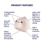 Satisfyer - Mochi - Luchtpulsvibrator - Beige