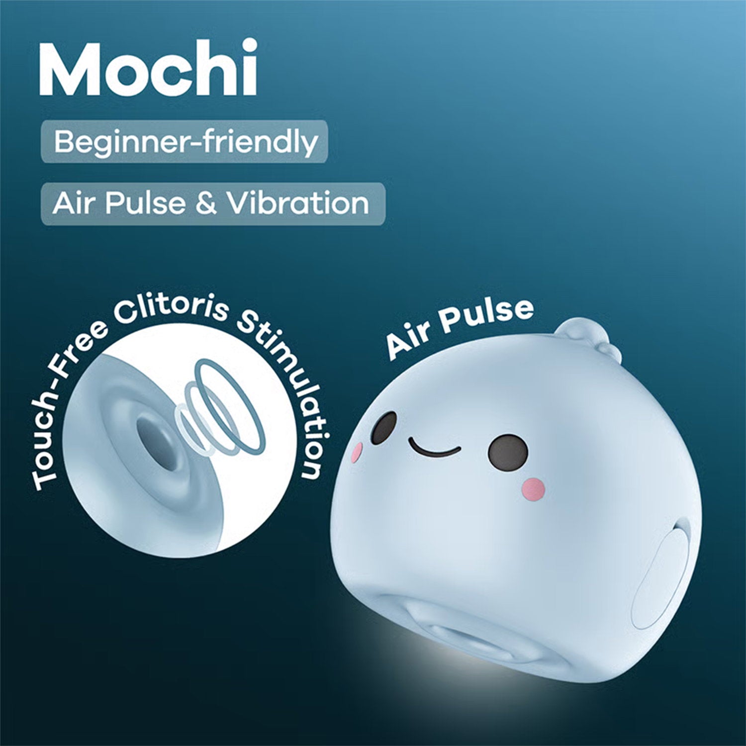 Satisfyer - Mochi - Luchtpulsvibrator - Frost Blue
