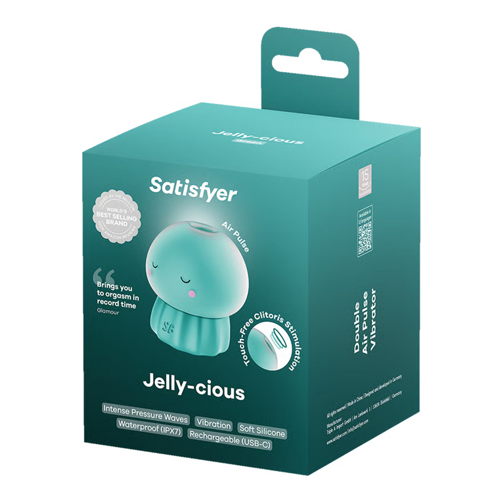 Satisfyer - Jelly-cious - Luchtpulsvibrator - Groen