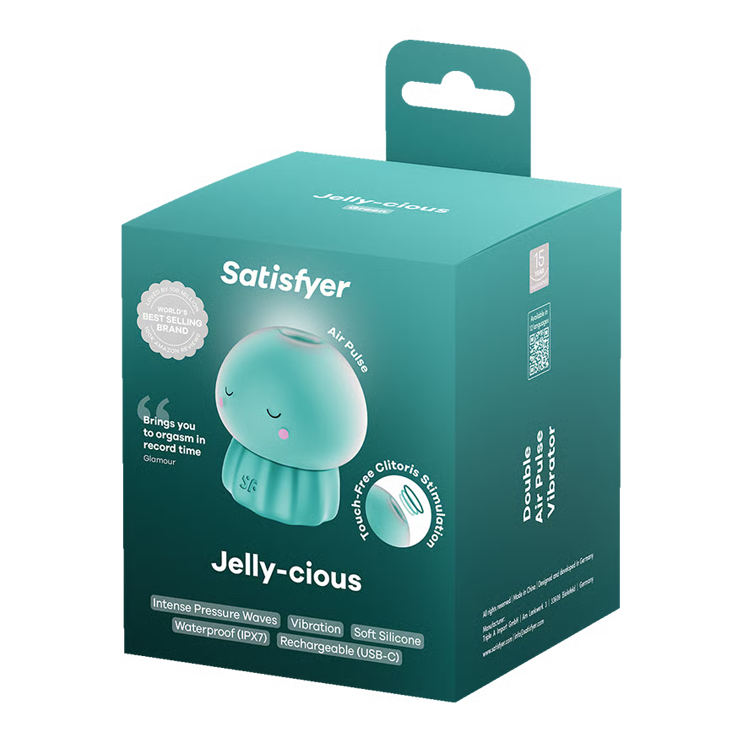 Satisfyer - Jelly-cious - Luchtpulsvibrator - Groen