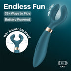 Satisfyer - Battery Series - Endless Fun - Vibrator voor koppels - Flessengroen