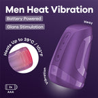 Satisfyer - Battery Series - Men Heat - Masturbator - Paars