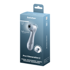 Satisfyer - Battery Series - Pro 2 Generation 2 - Air Pulse Vibrator - Ice Blue