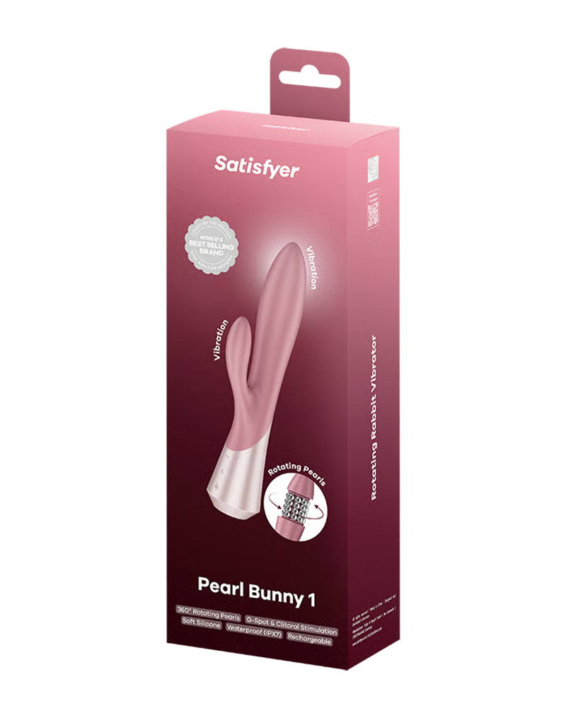 Satisfyer - Pearl Bunny 1 - Roterende Rabbit Vibrator - Terracotta