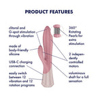 Satisfyer - Pearl Bunny 1 - Roterende Rabbit Vibrator - Terracotta