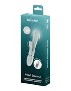 Satisfyer - Pearl Bunny 2 - Roterende Rabbit Vibrator - Lichtblauwgroen