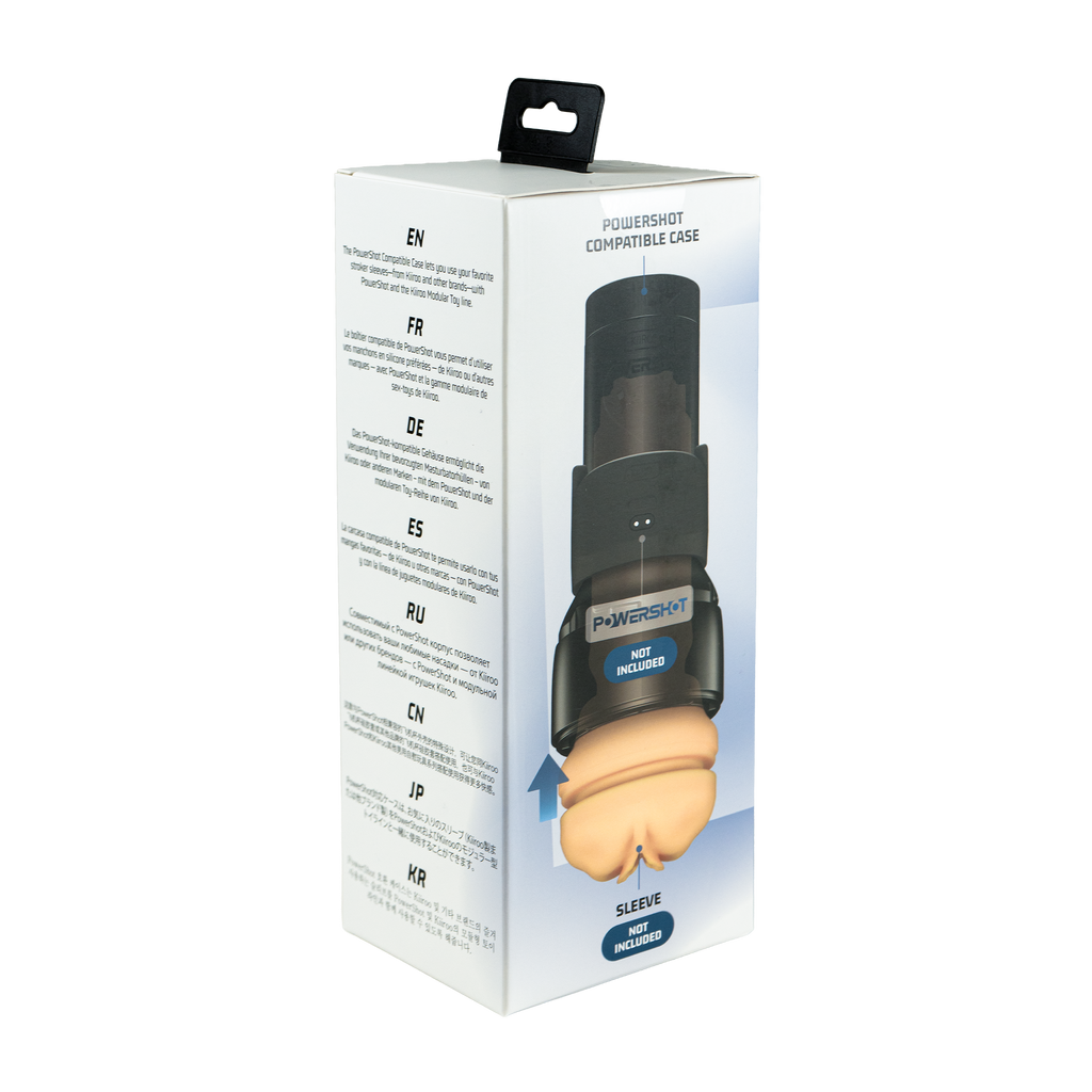 KIIROO - Stroker Case compatibel met PowerShot – Zwart
