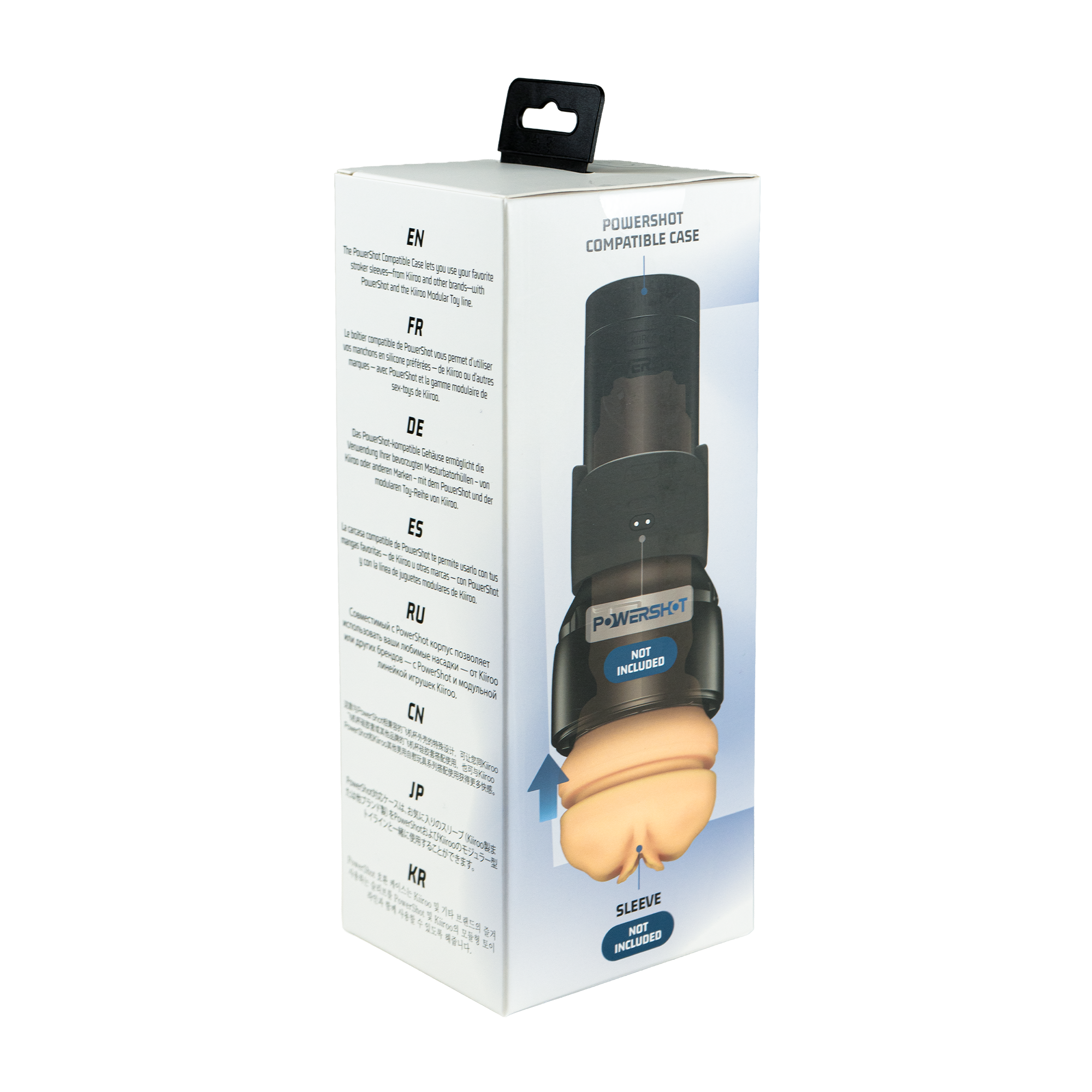 KIIROO - Stroker Case compatibel met PowerShot – Zwart