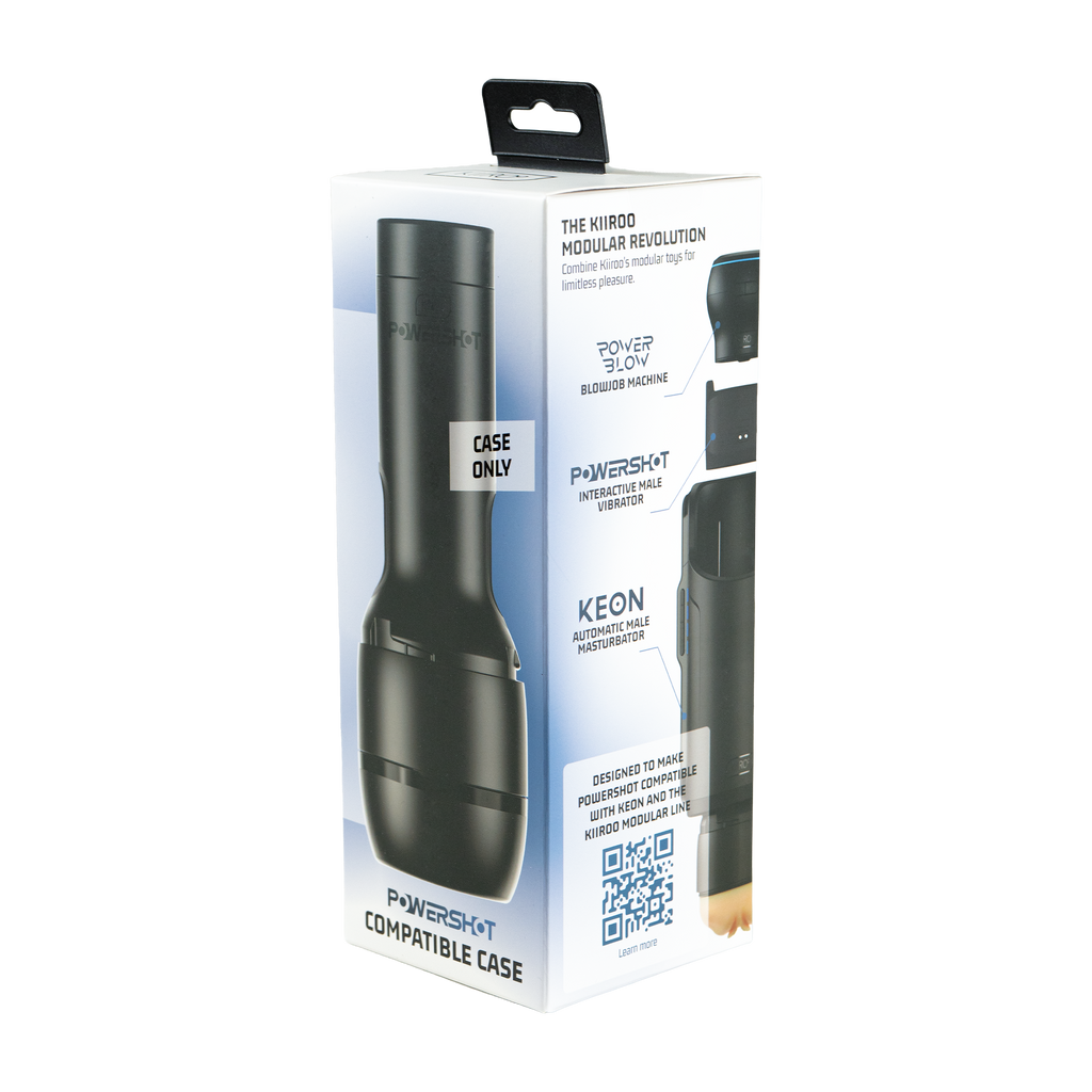 KIIROO - Stroker Case compatibel met PowerShot – Zwart