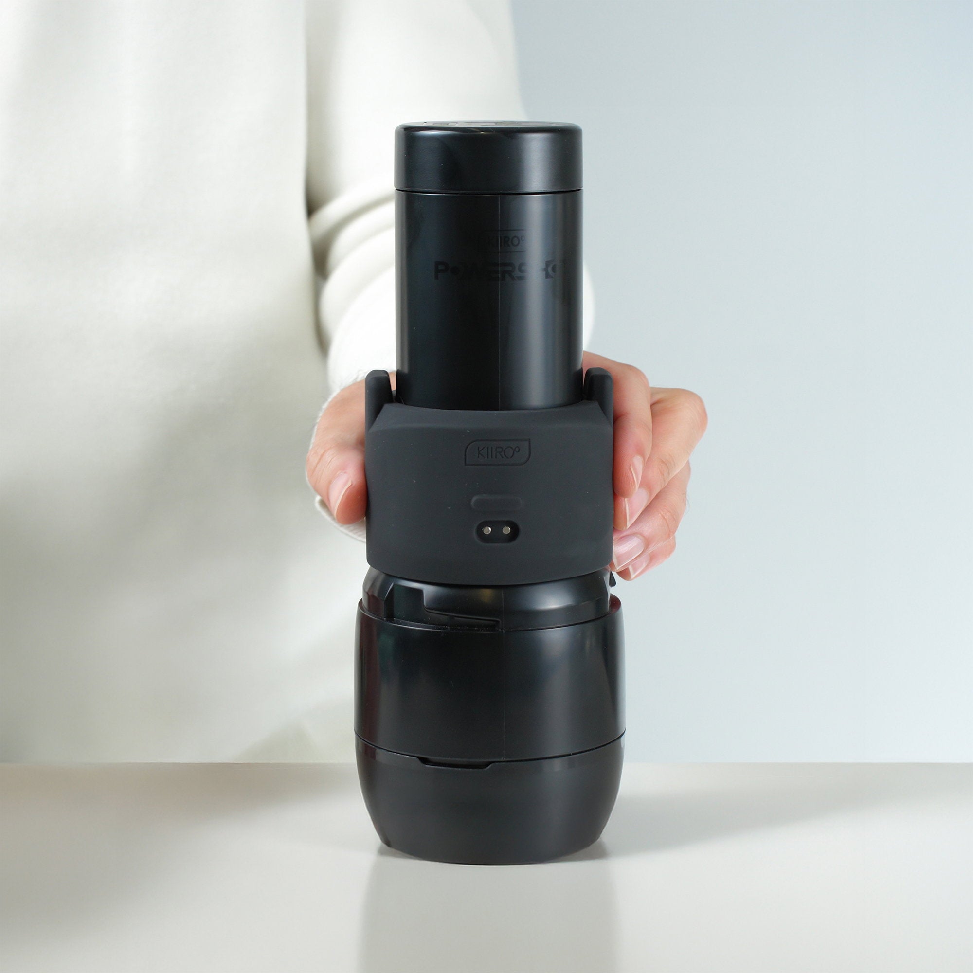 KIIROO - Stroker Case compatibel met PowerShot – Zwart