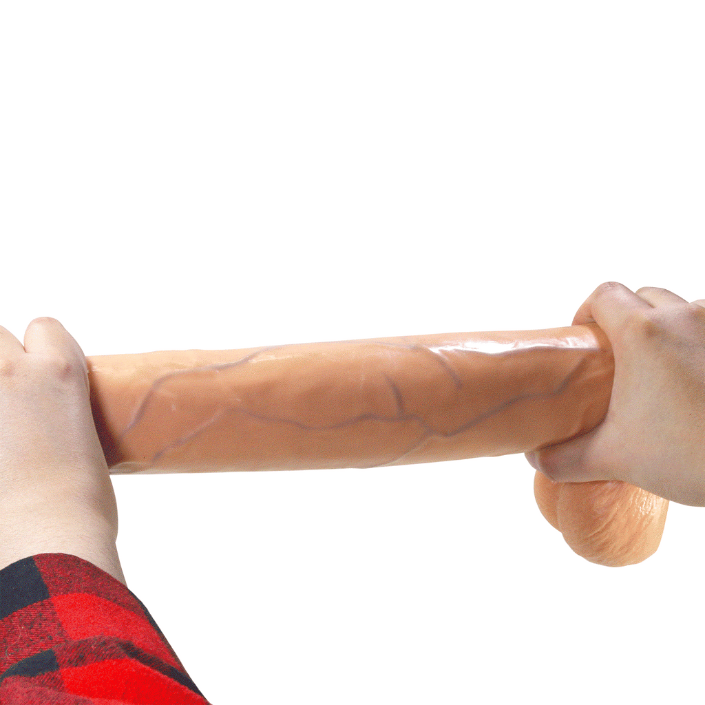 Pretty Love - Ansel - Supergrote dildo 36 cm – Nude