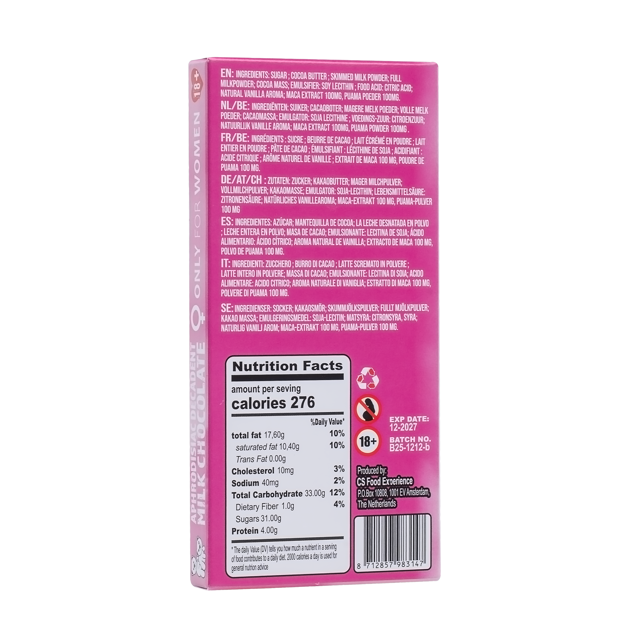Boinky – Chocolade voor vrouwen - Masterdoos 24x10
