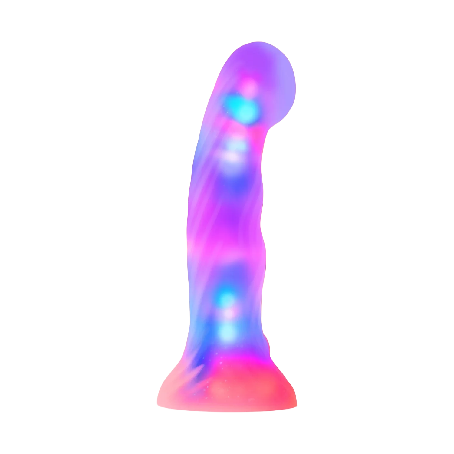 Love to Love - Sugar Bomb - Dildo met Led - Roze/Geel