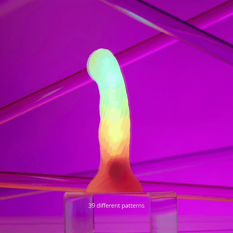 Love to Love - Sugar Bomb - Dildo met Led - Roze/Geel