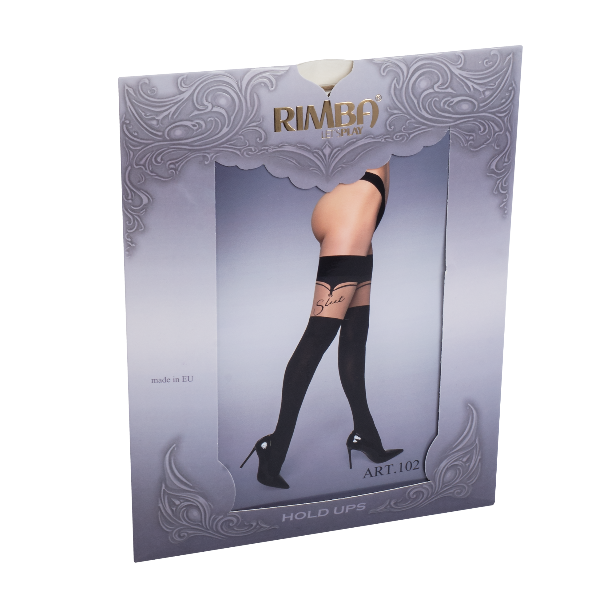 Amorable by Rimba - Slut - Hold-up-kousen – 20/60 denier – Zwart