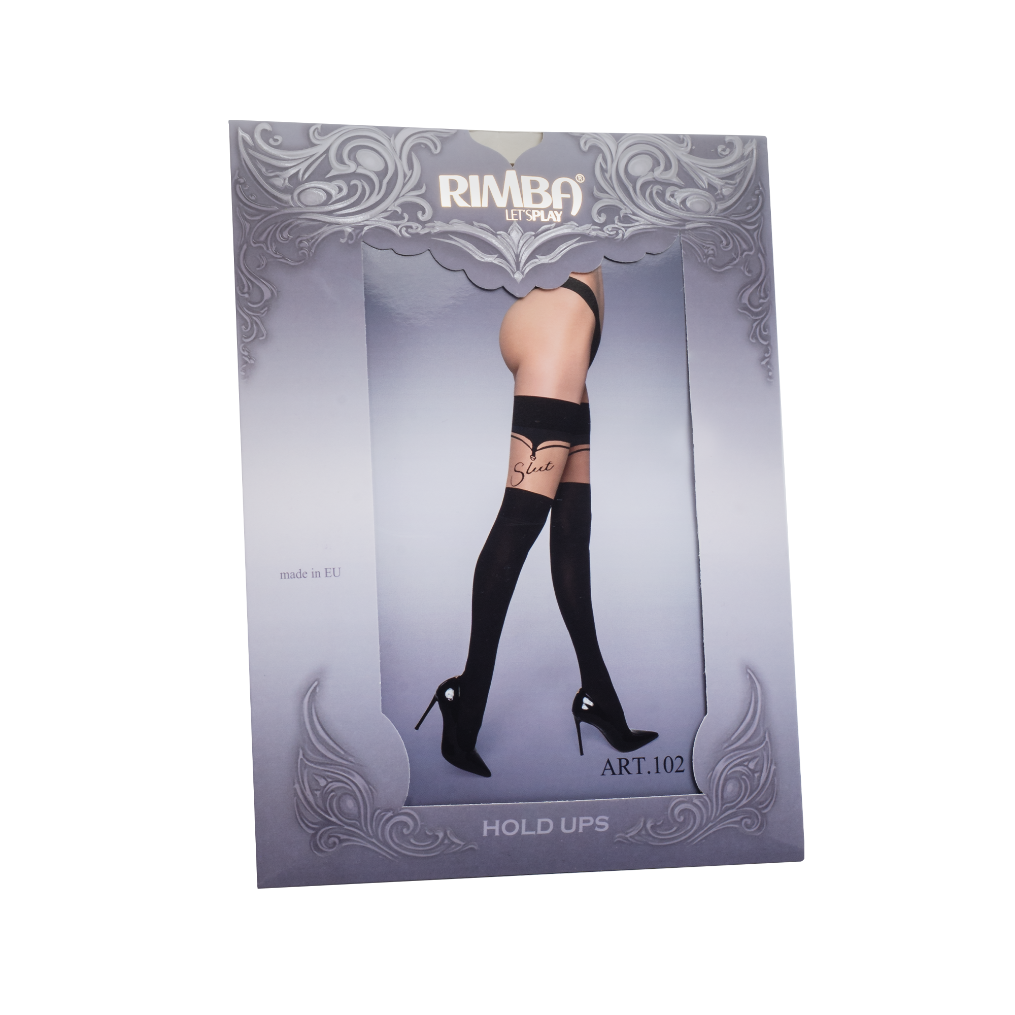 Amorable by Rimba - Slut - Hold-up-kousen – 20/60 denier – Zwart