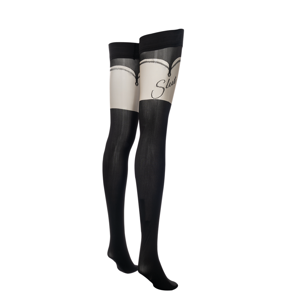 Amorable by Rimba - Slut - Hold-up-kousen – 20/60 denier – Zwart