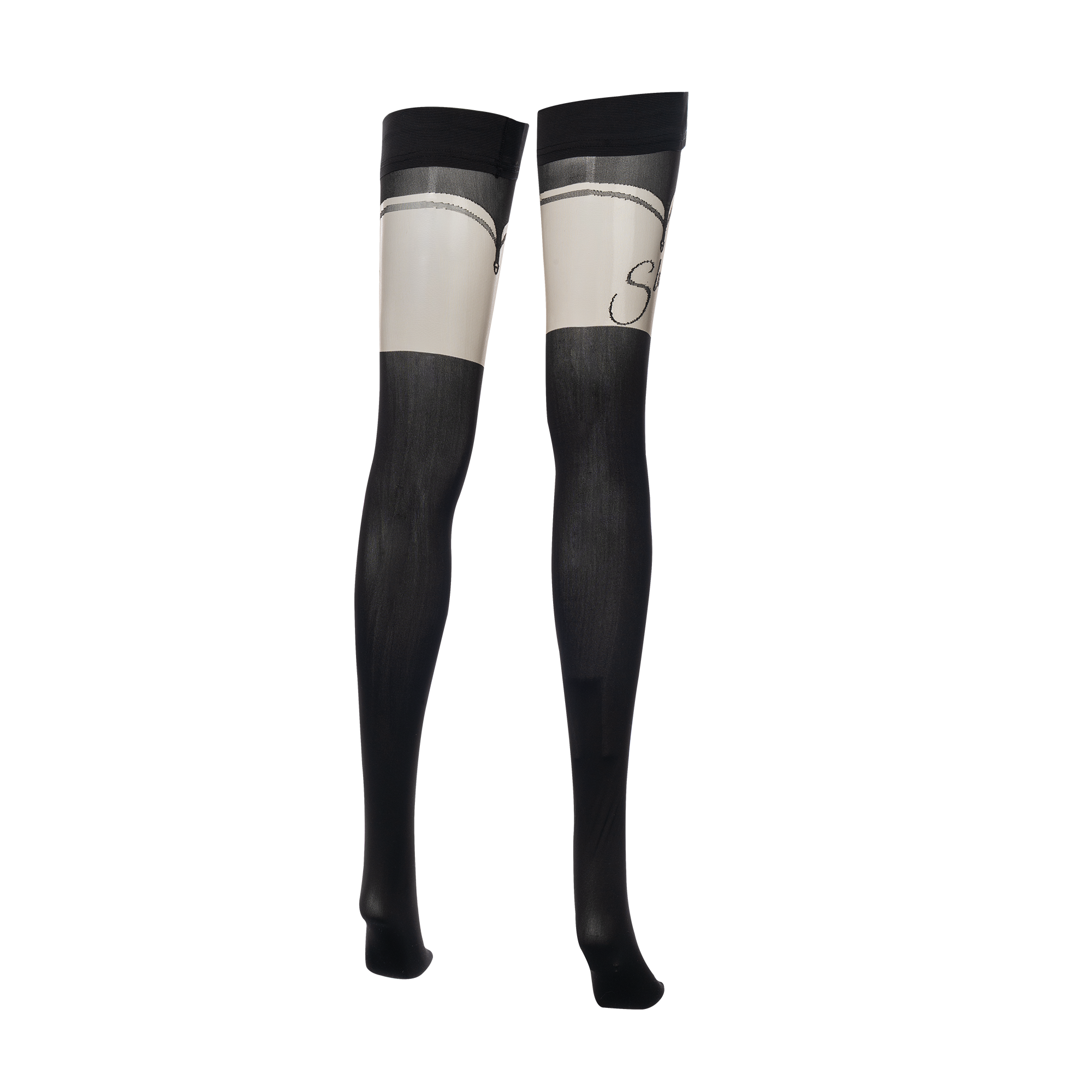 Amorable by Rimba - Slut - Hold-up-kousen – 20/60 denier – Zwart