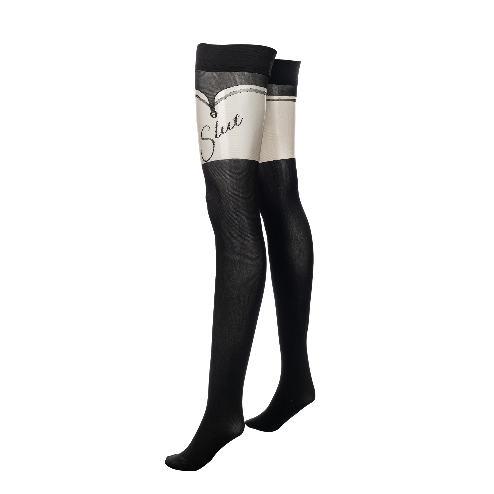 Amorable by Rimba - Slut - Hold-up-kousen – 20/60 denier – Zwart