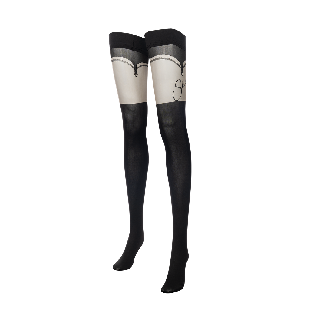 Amorable by Rimba - Slut - Hold-up-kousen – 20/60 denier – Zwart
