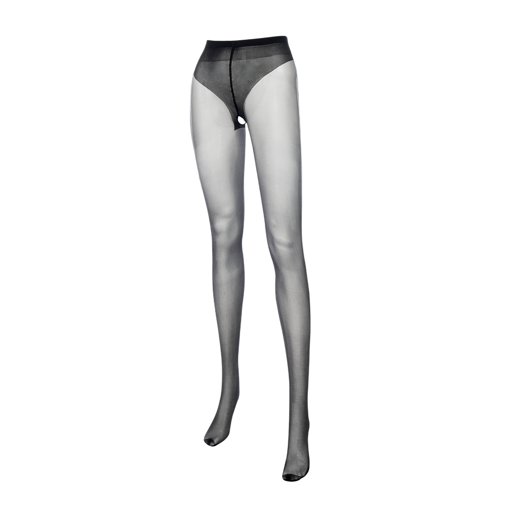 Amorable by Rimba - Slut - Panty met open kruis – 20 Denier – Zwart