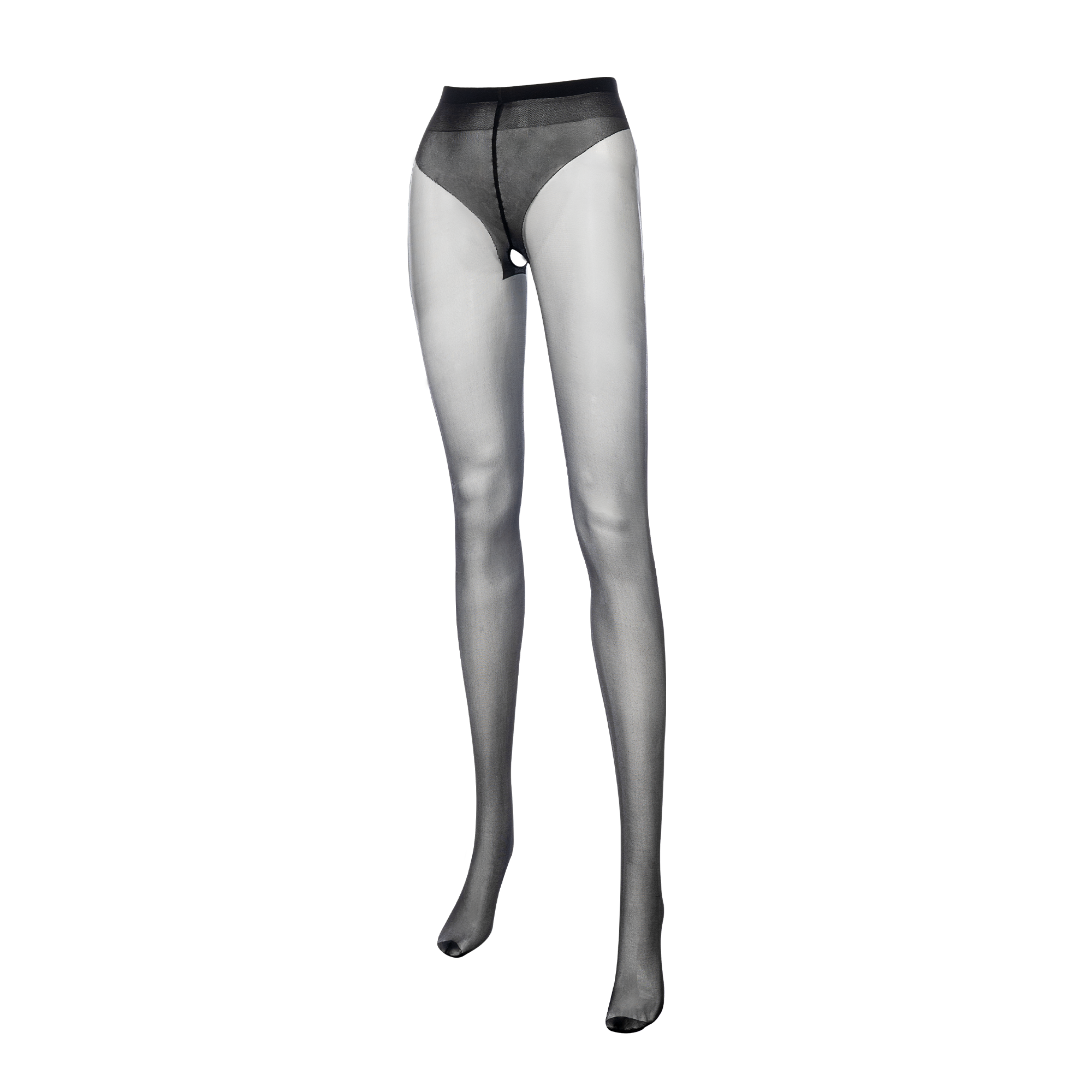 Amorable by Rimba - Slut - Panty met open kruis – 20 Denier – Zwart