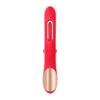 IY - Grant - Vibrator met bewegende tong en 360° likkende mond - Rood
