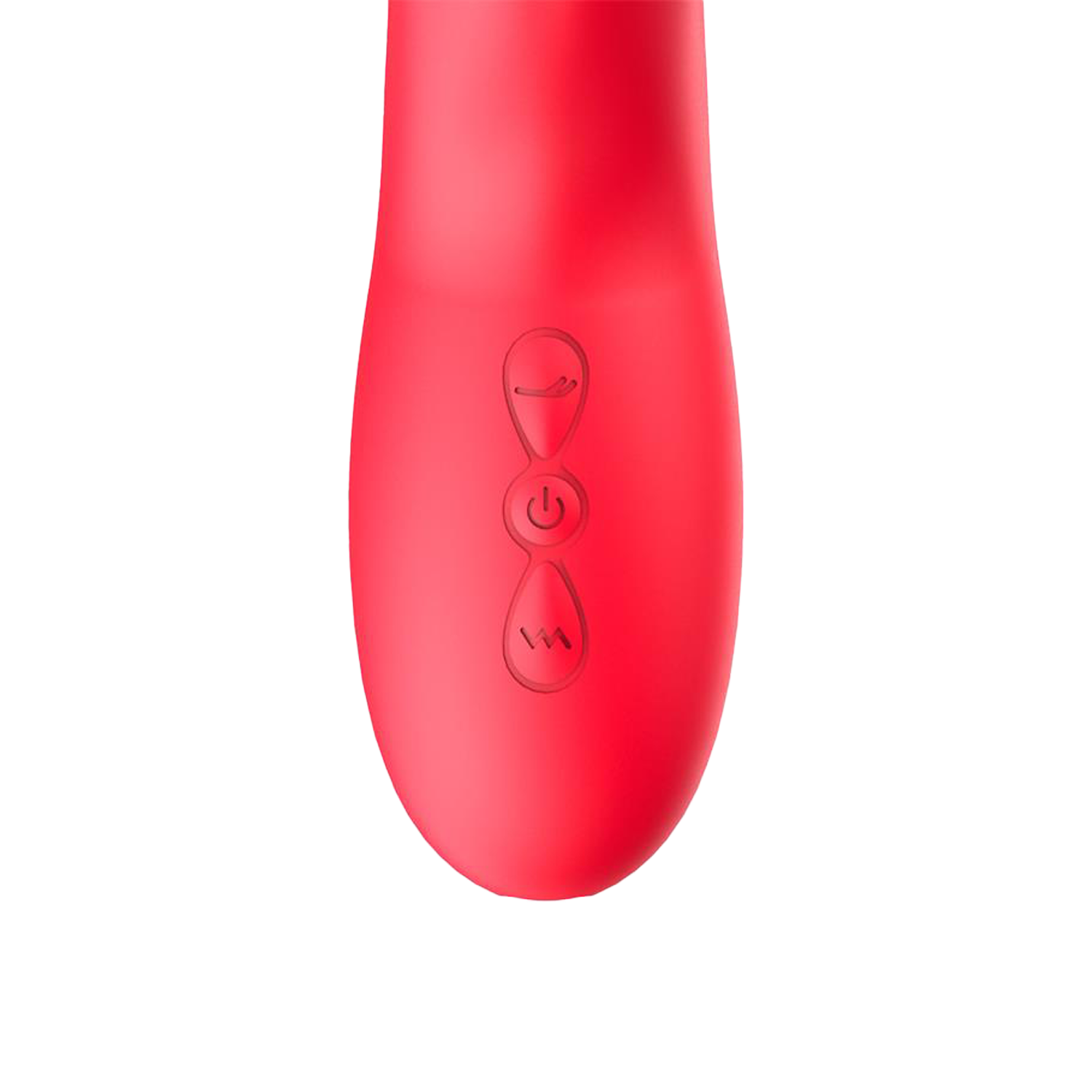IY - Grant - Vibrator met bewegende tong en 360° likkende mond - Rood