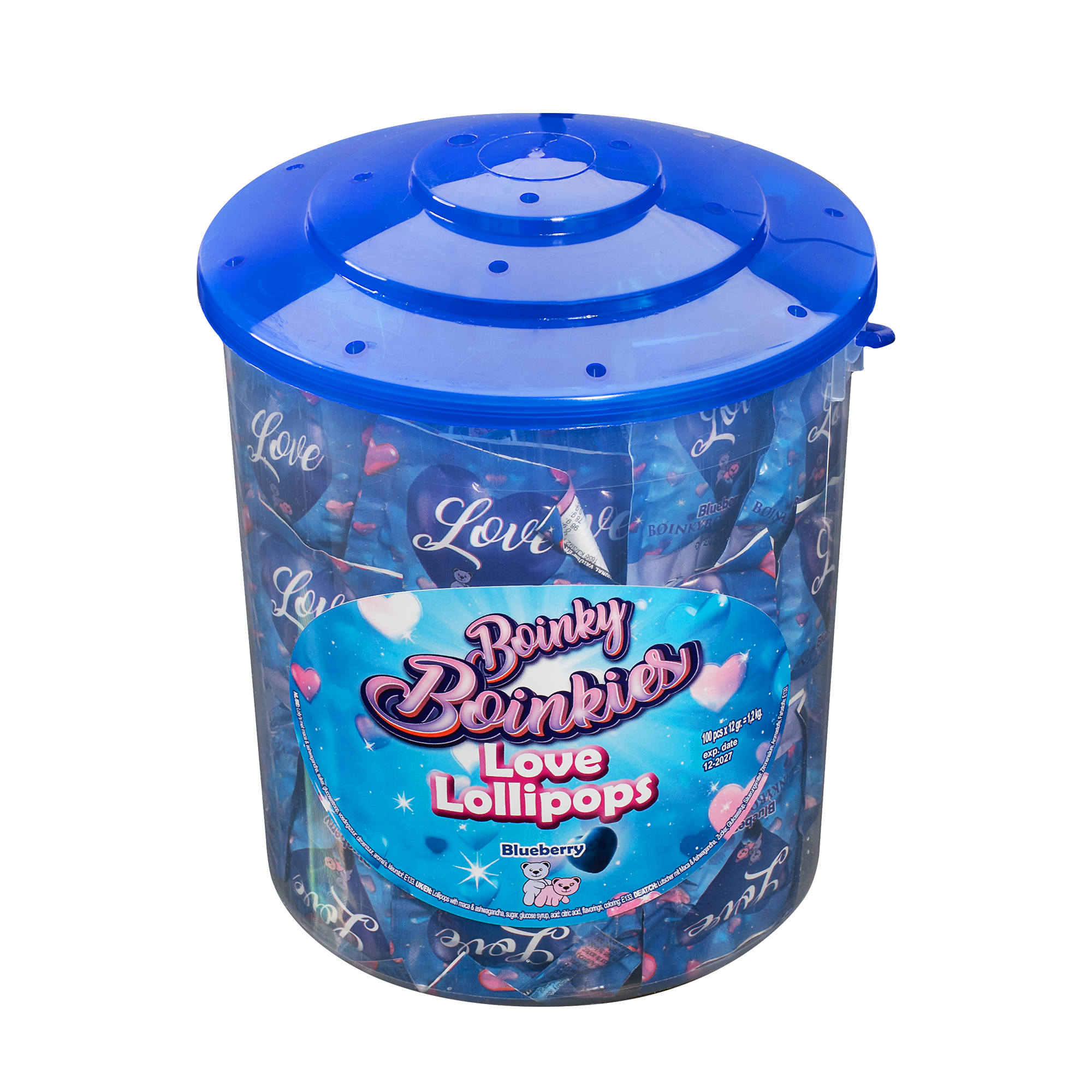 Boinky - Lolly's Blauwe emmer 100 stuks - 5 emmers