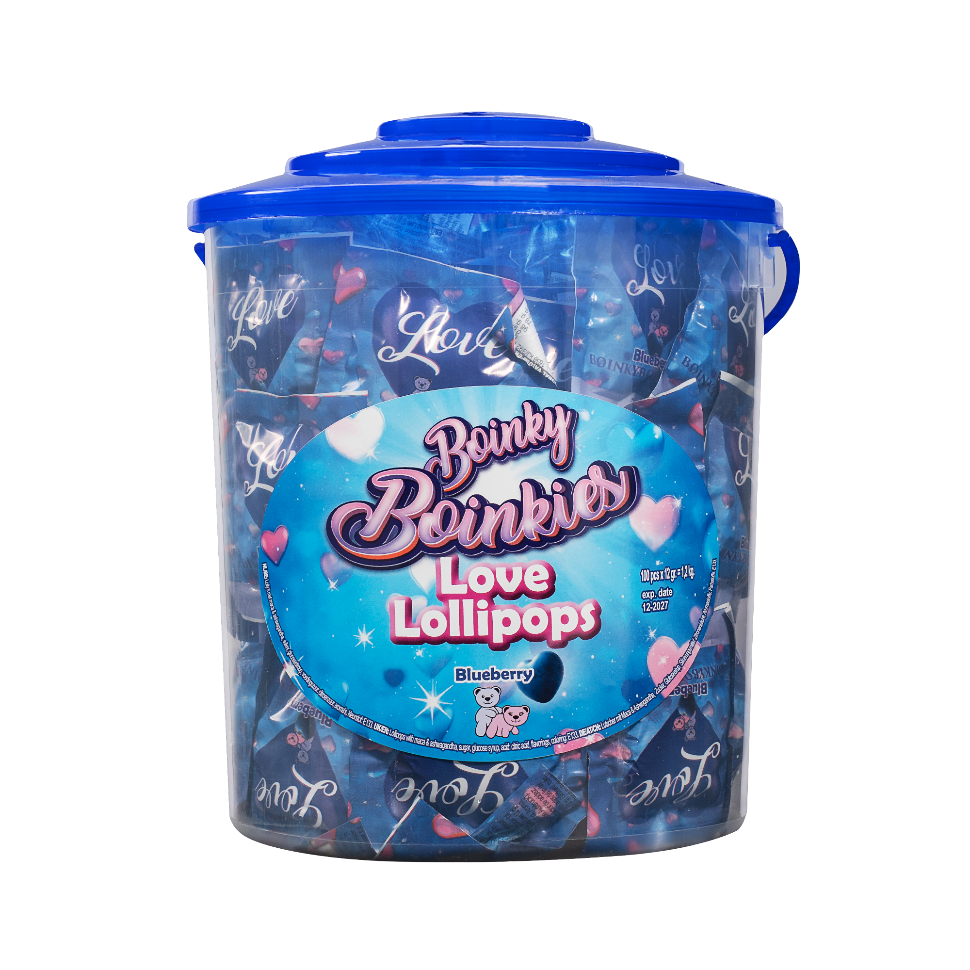 Boinky - Lolly's Blauwe emmer 100 stuks - 5 emmers