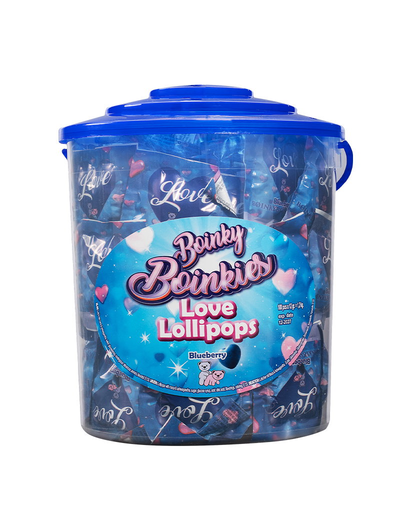 Boinky - Lolly's Blue Bucket - 100 stuks