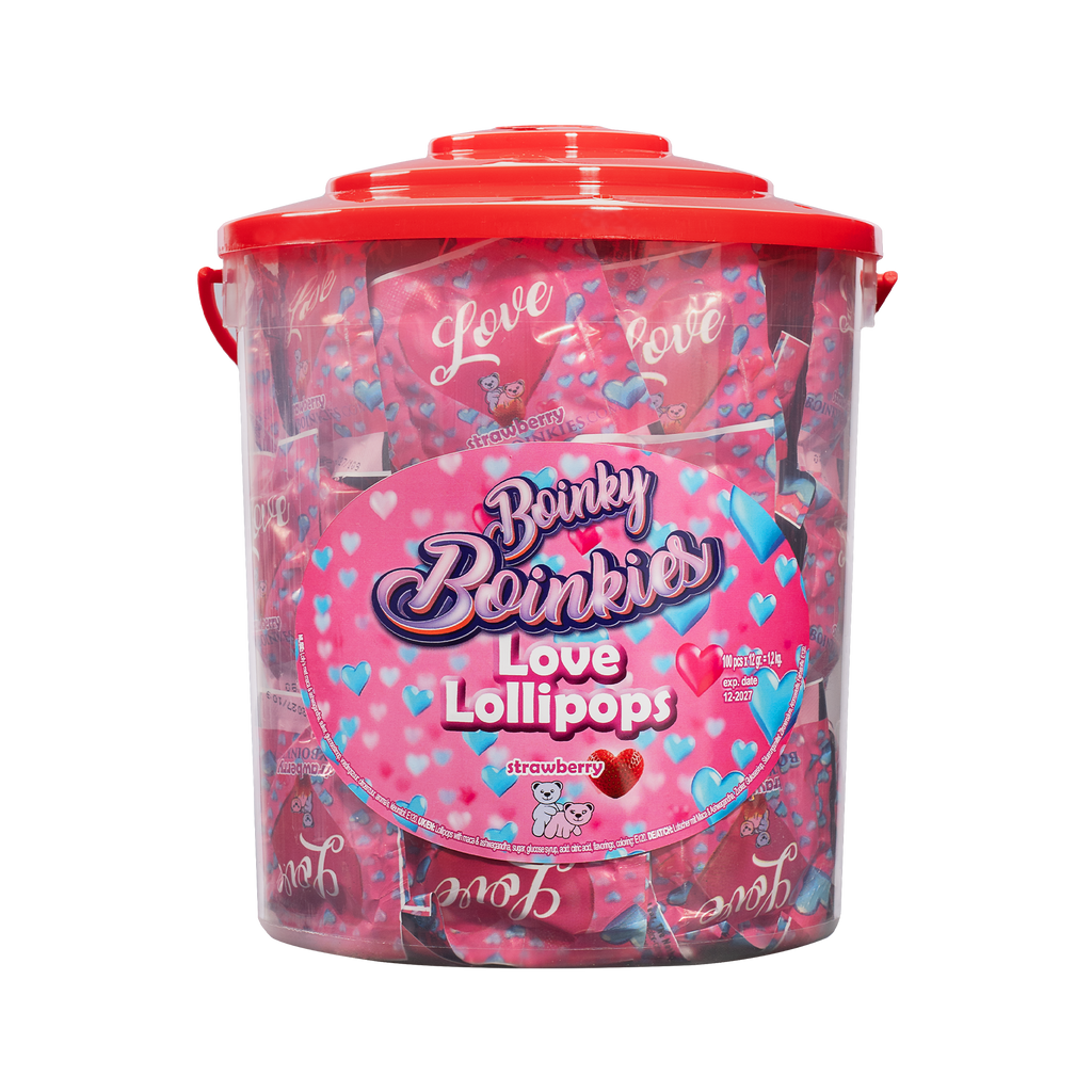 Boinky - Lolly's Roze Emmer - 100 stuks - 5 emmers