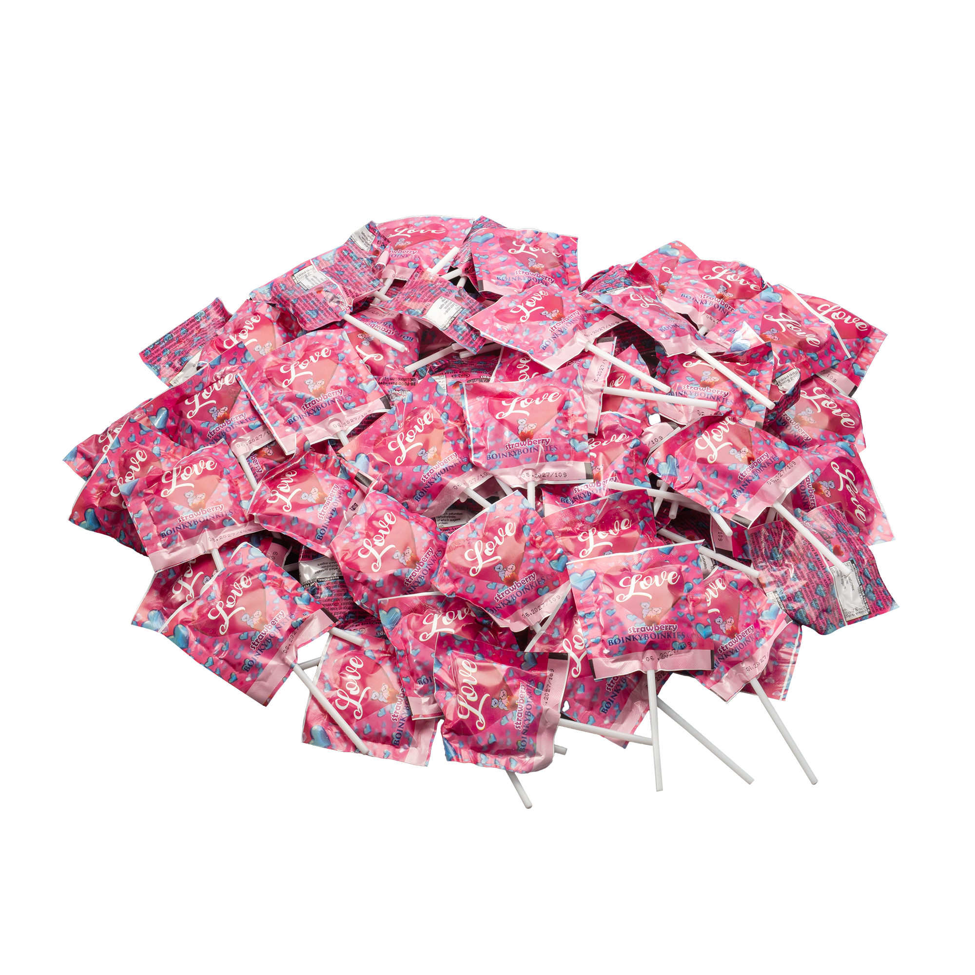 Boinky - Lolly's Roze Emmer - 100 stuks - 5 emmers