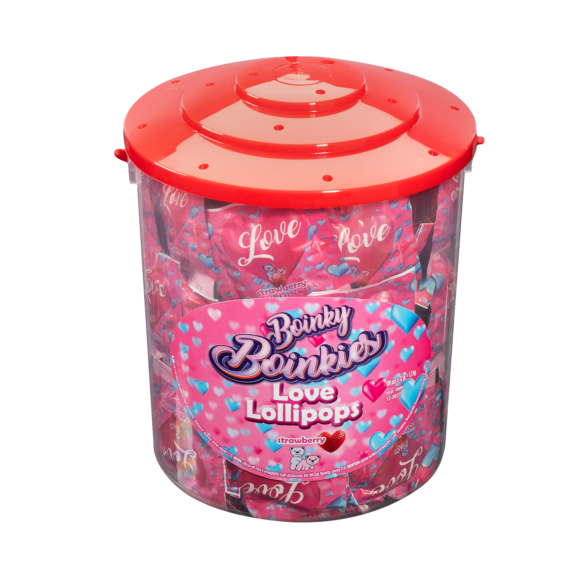 Boinky - Lolly's Roze Emmer - 100 stuks
