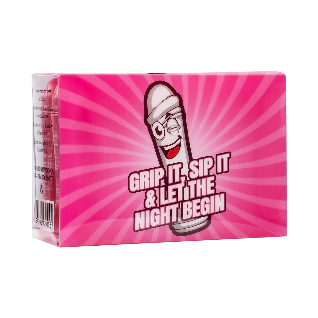 Boinky - Dildo Shots - Bubblegum-wodka – 10% vol. – 10x 20 ml