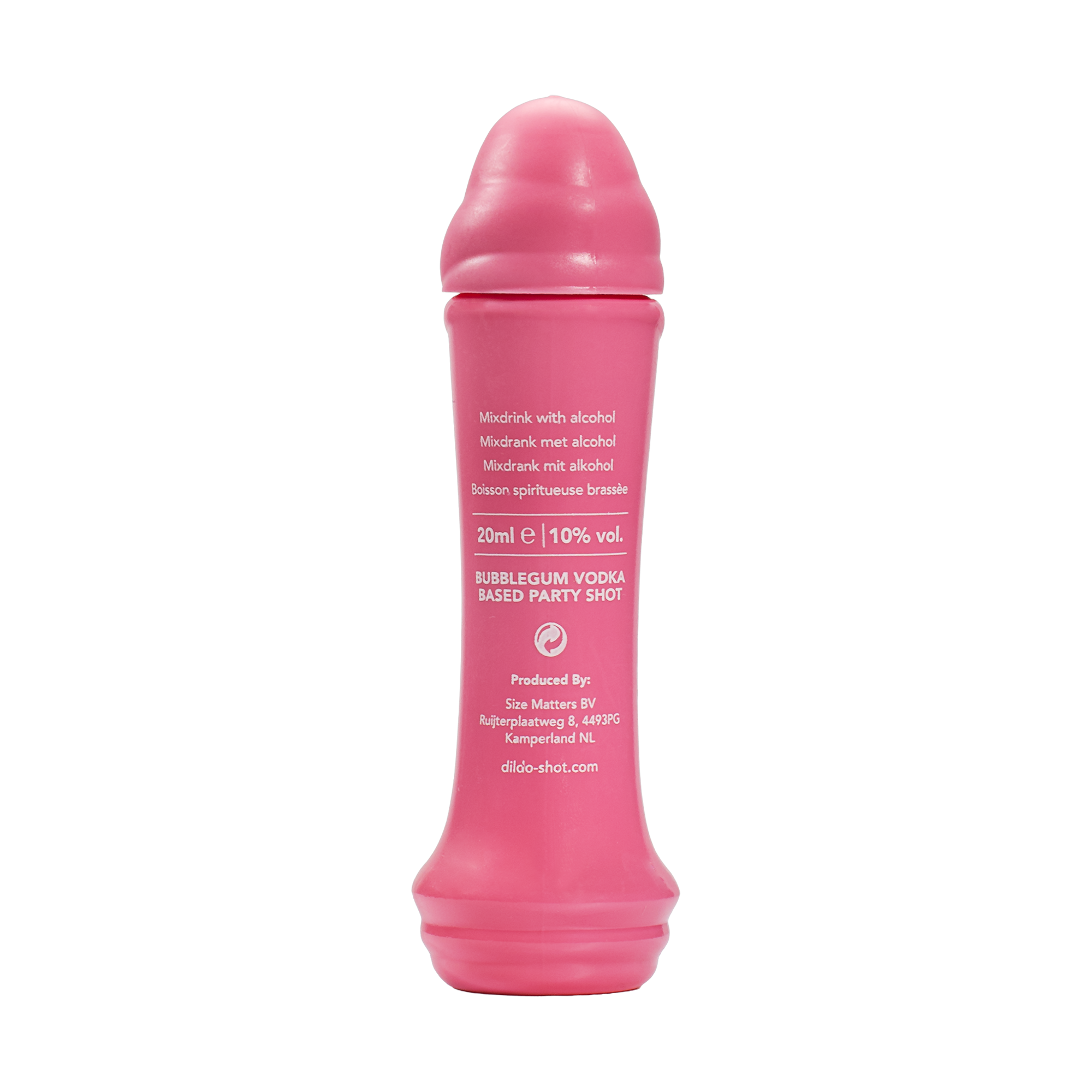 Boinky - Dildo Shots - Bubblegum-wodka – 10% vol. – 10x 20 ml