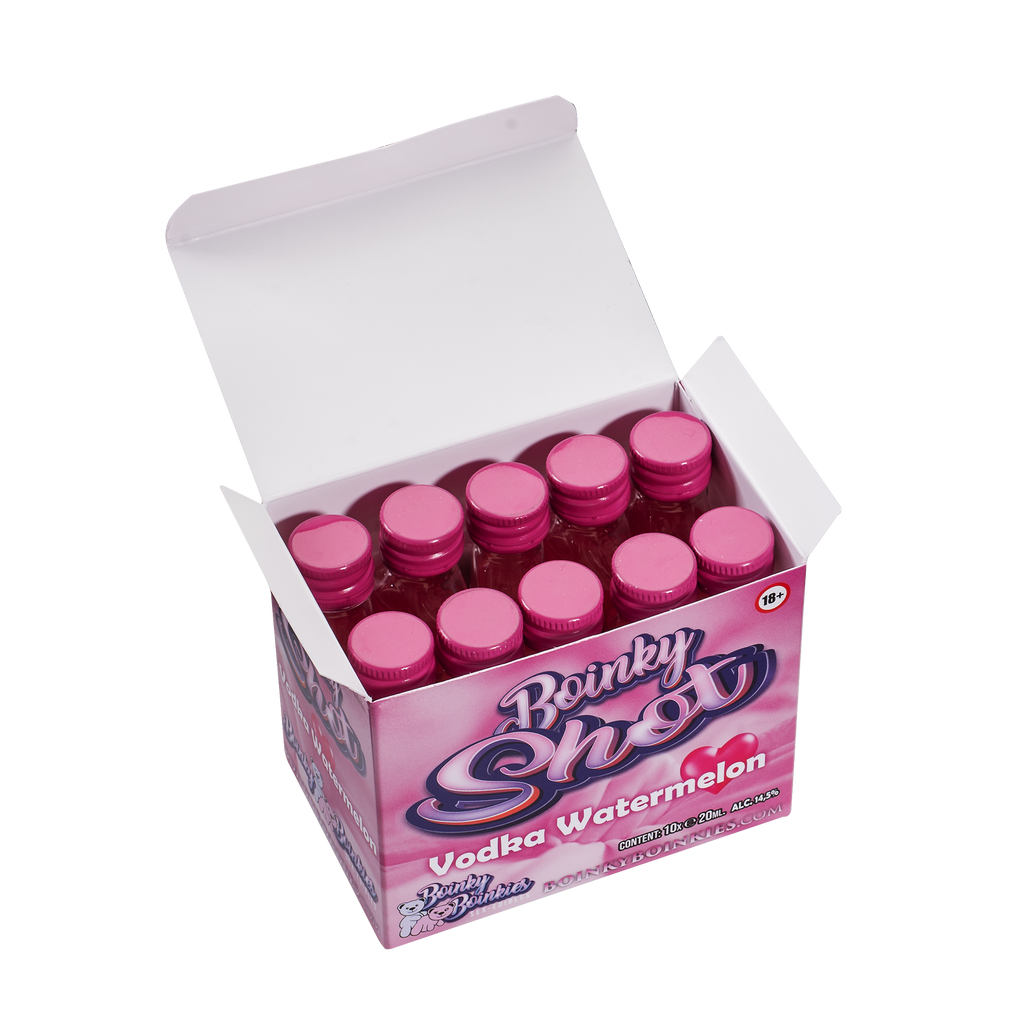 Boinky - Boinky Shots Vodka Watermeloen – 14,5% vol. – 10x 20 ml
